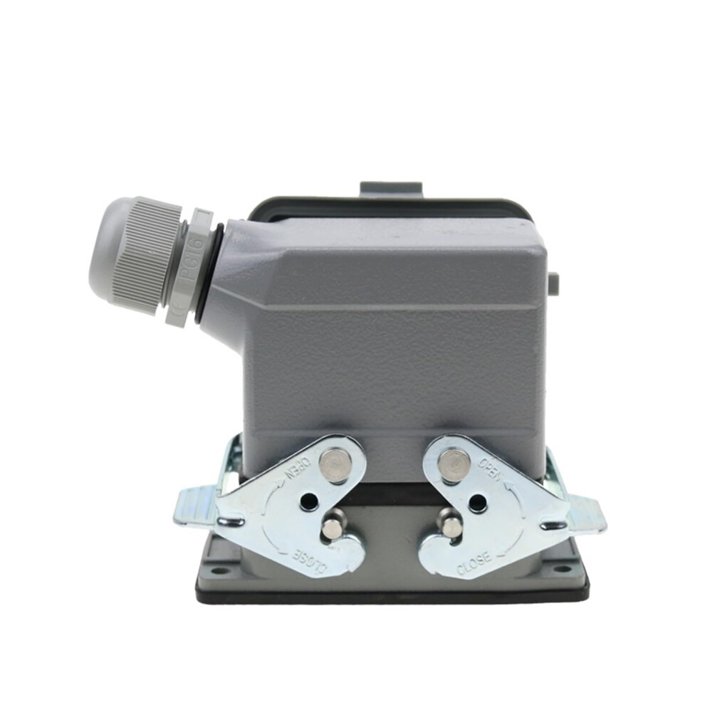 Heavy Duty Connector 10Pin Industrial Waterproof Aviation Plug With Cover 500V 16A 10Core 9189345400773