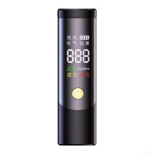 Hygienic Alcohol Tester With Digital Readout, Compact Portable Handheld Design For Parties And Events, Black