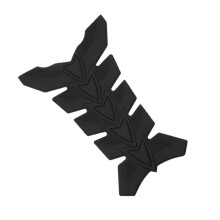 Motorcycle Tank Sticker Black Rubber 3D Gel Oil Gas Tank Pad Protection Fish Bone Sticker for Motorcycles