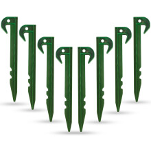 Green Plastic Pegs Garden Securing Pegs Ground Pegs Camping Pegs