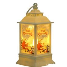 Christmas Lantern Lighted Snow Globe Lantern Battery Operated Snowman Size 13 Color A Shaped Street Lamp Xmas Decor