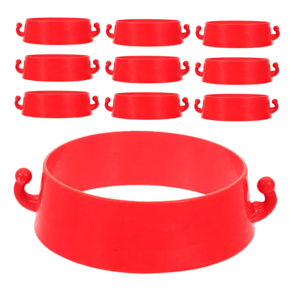 Traffic Cone Connectors 10Piece Kit, Safety Chain Connectors For Construction Sites, Driveways & Parking, Easy Install 9189345400995