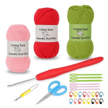 Leafloom Crochet Kit 01 With Threads, Hook & Accessories