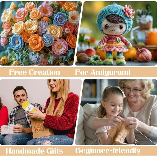 Leafloom Crochet Kit 01 With Threads, Hook & Accessories 1
