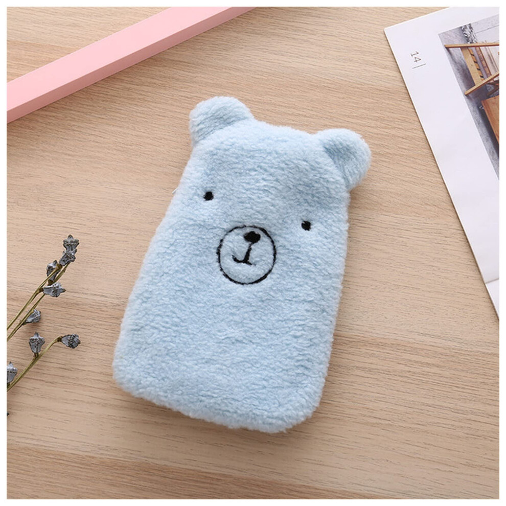 Hot water bottle 350ml Capacity Winter Portable Hand Warmer Cartoon Cozy Cover Size 3 Reusable Kawaii Water Bottle