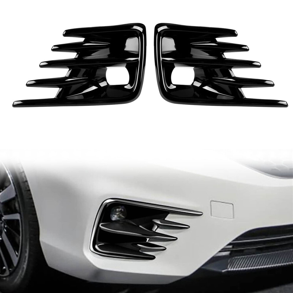 Gloss Fog Cover For Honda City Gn Hatchback 20202022 Front Bumper Grille Trim Black/Light 9382693006783