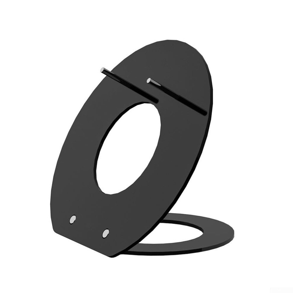 Acrylic Desktop Stand For Neckband Speakers Antislip Design Desk Display For Neckband Headsets Black 9347817300178
