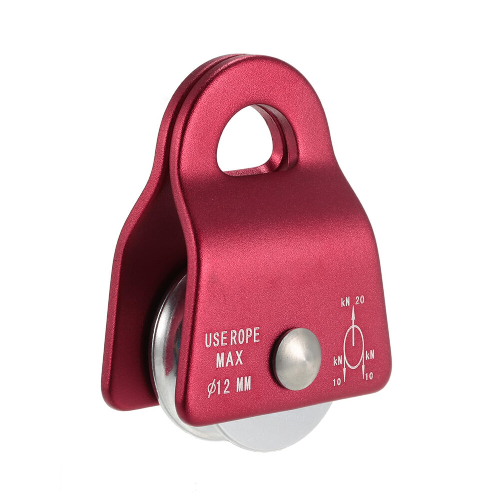 20Kn Bearing Mobile Micro Pulley For Rigging Arborist Climbing Max Rope 1/2 Inch 9426802678918