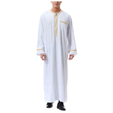Muslim Dresses Abaya Dishdasha Kaftan Robe For Men  XXL White, Long Arabian Middle East Style, Prayer Clothing