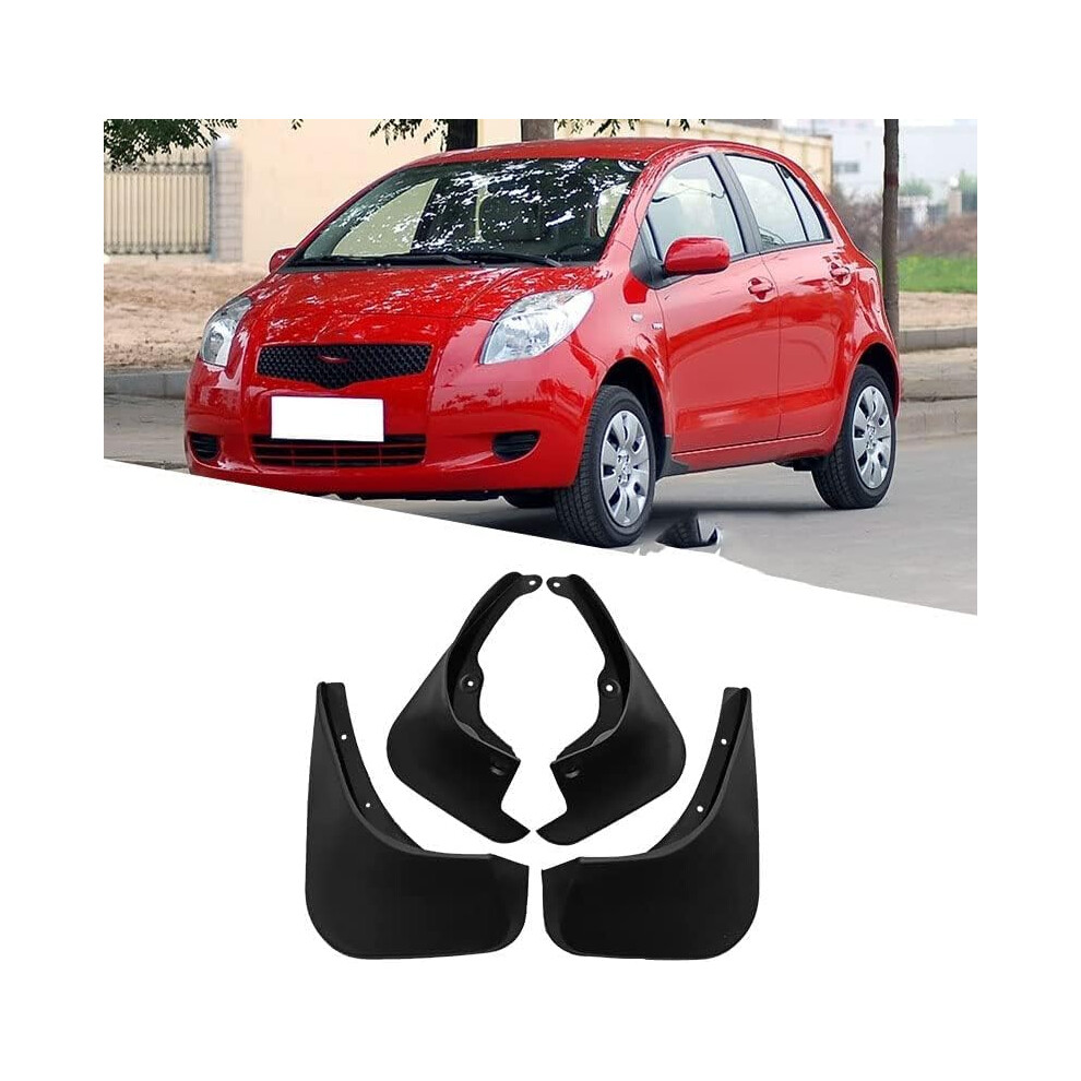 Car Mud Flaps For Toyota Yaris 20062011 Hatchback Sedan, Front And Rear Splash Guards, Allweather Protection 9426802679120