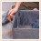 Foldable Cationic Clothes Bin Gray 18.5x11x7.9 in 6
