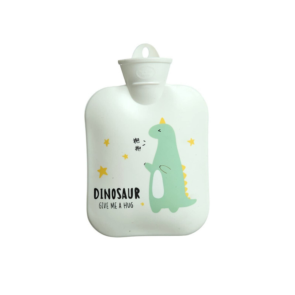 Cartoon Rubber Hot Water Bottle 900ml Thickened LeakProof Hand Warmer for Heat Therapy