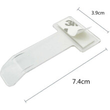(As show, One size) Sunrain Parkscheinhalter, 4 Stck Transparent Auto Windschutzscheibe Ticket Halter, Selbstklebend