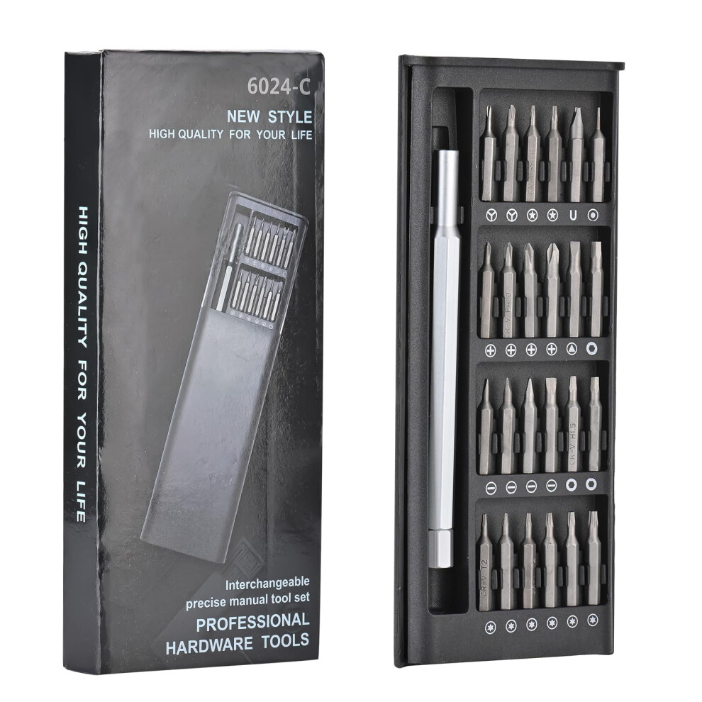 25In1 Precision Screwdriver Set Â Magnetic Torx Bits For Macbook, Iphone, Electronics 9382693879073