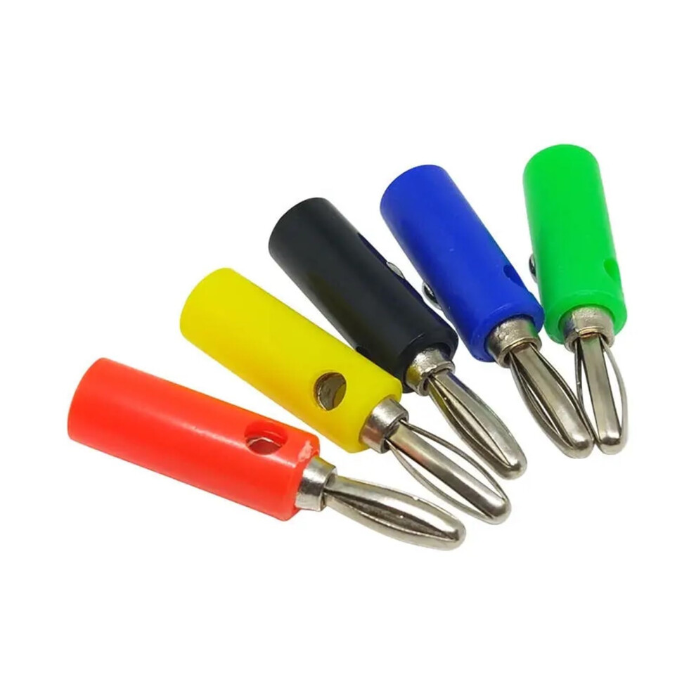 4Mm Banana Plug Connectors Solderless Speaker Terminal Audio Jacks 20Pcs 5 Colors 9347817301939