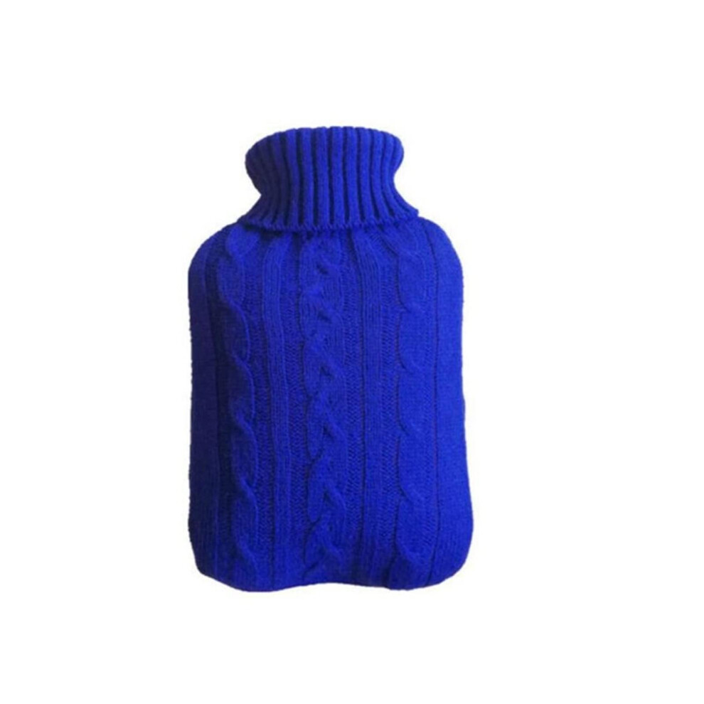 Hot Water Bottle Durable With Knitted Cover Color 01 Reusable Hot Water Bag For Winter Warmth Hand Warmer