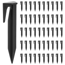 50PCS Ground Spikes for Robotic Lawnmower, Universal Ground Anchor Boundary Wire Pegs