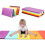 5Panel Folding Gymnastics Mat with Carrying Handles 195x75x2.8 1