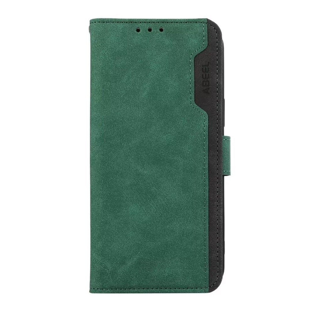 Wallet Case For Iphone 15 Faux Leather Rfid Blocking Flip Case With Card Slots Kickstand Folio Wrist Strap Green 9382693009760