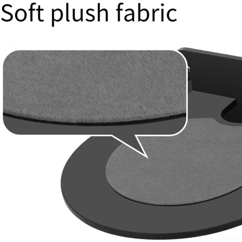 Wall Mount Speaker Stand For HomePod, Lightweight Acrylic, ScratchProof Base, Black 1