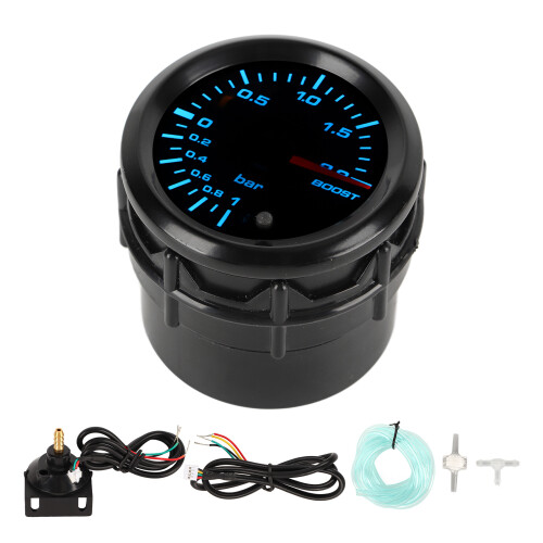 Performance Turbo Boost Gauge 2in 52mm with Sensor & 7 Color LED Backlight 1