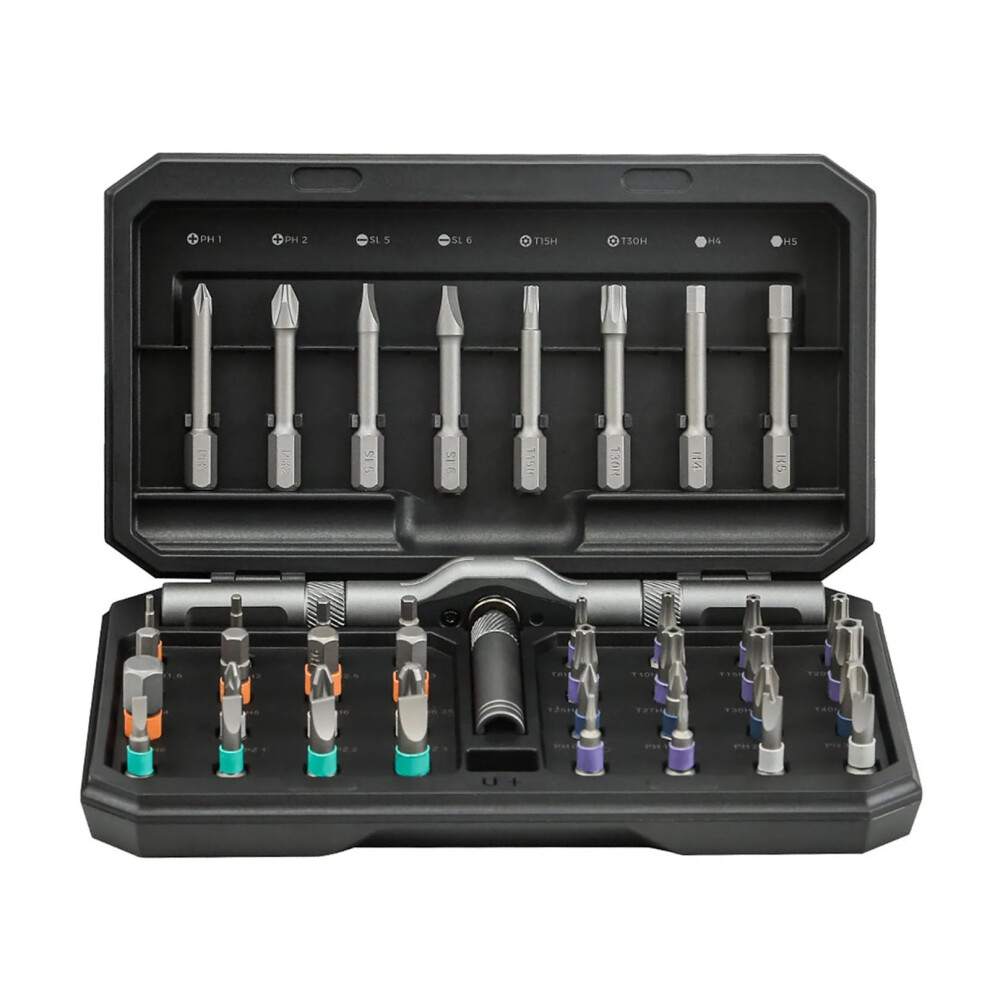 42 In 1 Magnetic Screwdriver Set With Ratchet Handle For Furniture Electronics Cars 9382693880956