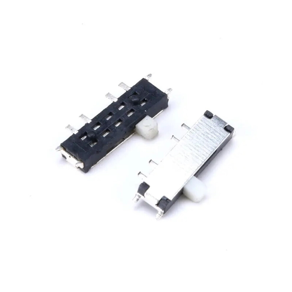 Toggle Switch Mini 8Pin Smd Smt 3Position On Off On Slide, 50 Pcs Lot, Mp3 Mp4 Compatible 9347817303506