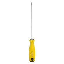 PH0 Phillips Screwdriver 0 9.3' Magnetic Screwdrivers 5.9' CRV with Ergonomic Handle for DIY Repairing, Yellow