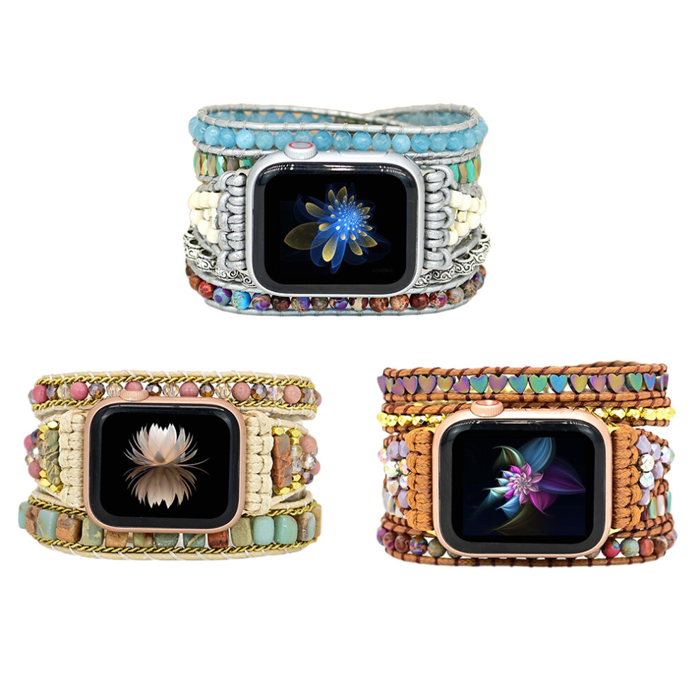 Boho Beads Watch Band Charm Bracelet For Iwatch 38-45Mm (6.3-7.2 In) 5031374270589
