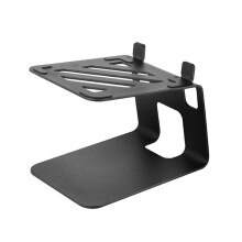 Desktop Speaker Stands Universal Metal Desk Speaker Stand With AntiSlip Pads Ergonomic Computer Riser 1 Piece