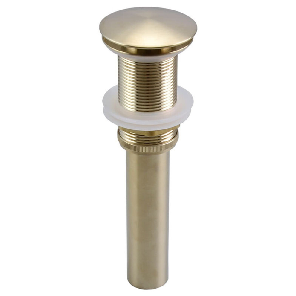 Pop Up Bathroom Sink Drain,Brushed Gold,Sink Pop Up Drain Stopper 9189345404535
