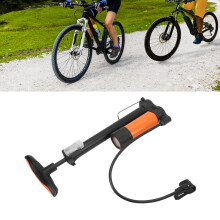 High Pressure Mountain Bike Pump with Barometer, Portable Indoor Outdoor Inflator