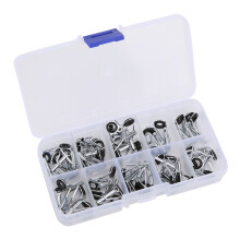 Spinning Rod Guides Ceramic Guide Fishing Rod Guide Replacement Stainless Steel Frame Wear Resistant Ceramic Ring Durable Fishing Rod Guides Sport Fis