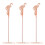 Θήκη για σημειώματα Flamingo, αξιολάτρευτη επαναχρησιμοποιήσιμη θήκη ονόματος για 7