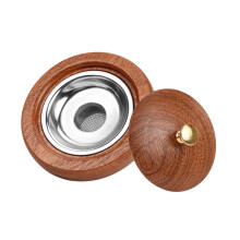 Smoke Infuser Lid Scented Wooden Cup Lid For Mugs And Bowls Sturdy Handy Wood Cover