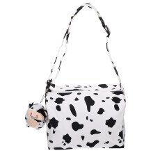 3Stk Damen Schulter Bucket Bag Mit Kuhanhänger Praktisch