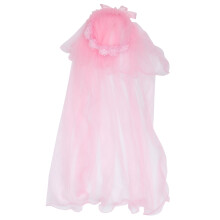 2Stk Schleier Haarreif Für Pink Festlicher Kopfschmuck