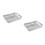 2Stk Backblech Mit Silikondeckel Silber Für Ofen 8