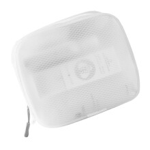 2Stk Weißes Netz Makeup Bag, Wasserabweisend, Vielseitig Für Kosmetik