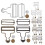 36Jgo Broches De Metal Para Y Con Regulable 1