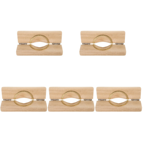 5Pièces Maison Dumplings Bois Orange Nettoyage Facile 2