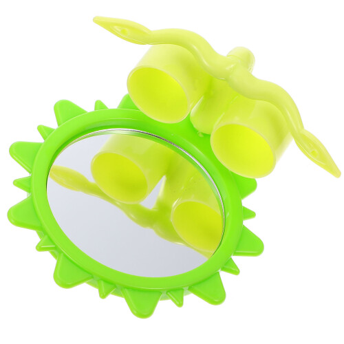3Ud Comederos Y Columpios Para Pájaros En Plástico Ecológico Verde 1