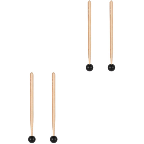 4Ud Baquetas Musicales De Madera Con De Silicona 2