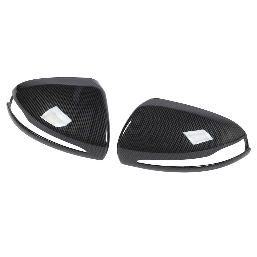Carbon Fiber Style Rearview Mirror Cap For Benz C-Class W205 Lhd 5091374279647