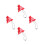 4Pièces Correcteur Nock Pla Alignement Sport Portable 7