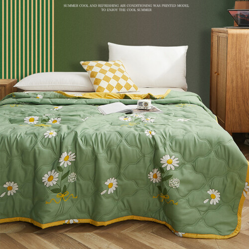 Sommer-Polyesterfaser-Decke 180x200cm Waschbar Weiche Bettdecke