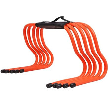 Speed and Agility Training Hurdles  Outdoor Sports Hurdles for PE Classes and Fitness Groups, 30 cm (11.8 in), Orange