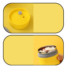 Isolierte Suppentasse, Brei, Milch, versiegelt,