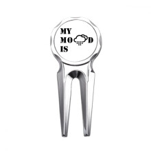 Pain Weather Rainstorm Art Deco Fashion Golf Divot Tool Golf Ball Marker Tool Ref: 2761