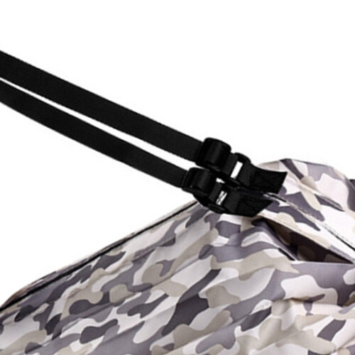 Bolsa de la compra plegable de gran capacidad gris 2